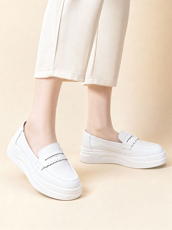 รองเท้าหนังธุรกิจคลาสสิก - 4